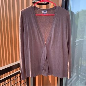 Old Navy brown button up sweater